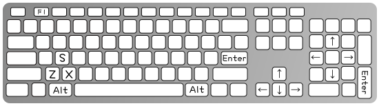 操作說明鍵盤圖